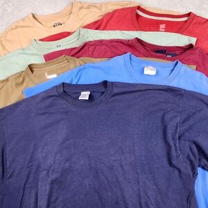 Mens 2XL 3XL T-Shirt Bundle - 7 Short Sleeve Workwear Beaters Chore Garage Paint